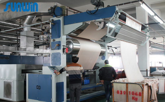 50HZ Textile Coating Hot Air Stenter Machine Tenter Frame Fabric Coating Machine