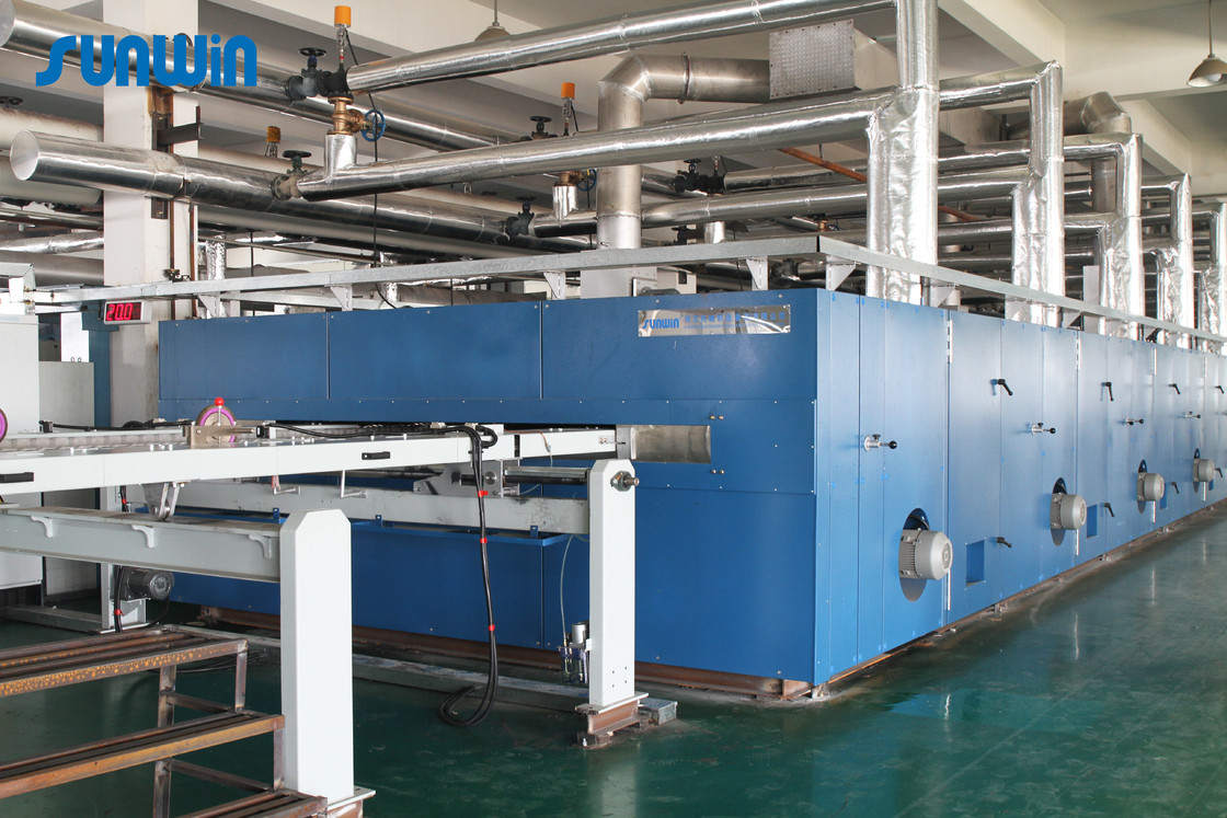 50HZ Textile Coating Hot Air Stenter Machine Tenter Frame Fabric Coating Machine
